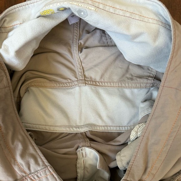 MOUNTAIN HARDWARE Womens Outdoor Ankle Zip Convertible Pants in Taupe - Picture 8 of 13